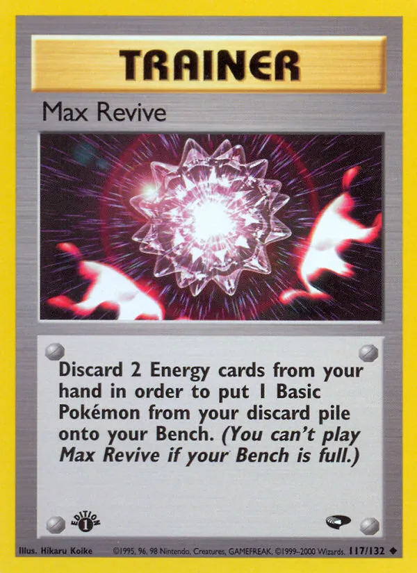 2000 Gym Challenge Max Revive Uncommon #117/132 Uncommon card image