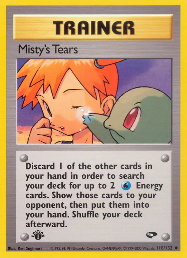 2000 Gym Challenge Misty's Tears #118/132 Uncommon card image