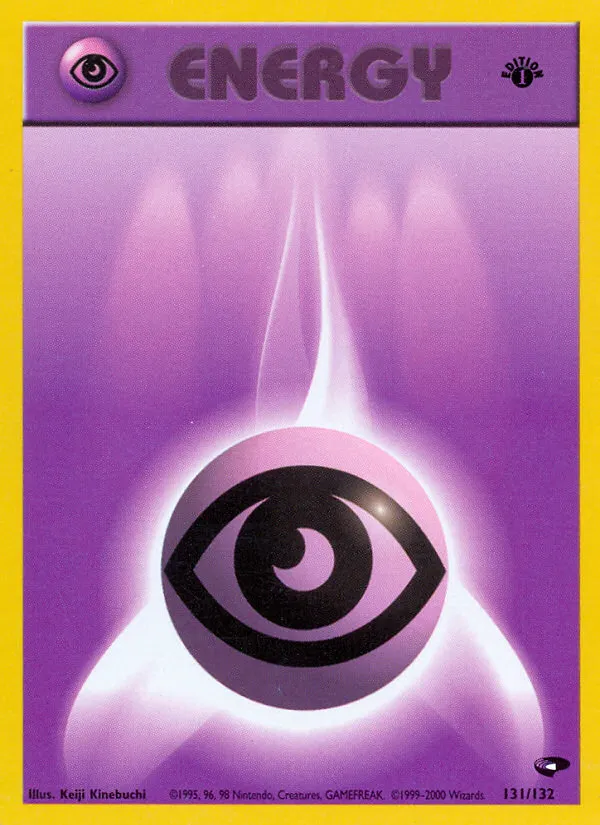 2000 Gym Challenge Psychic Energy #131/132 Common card image