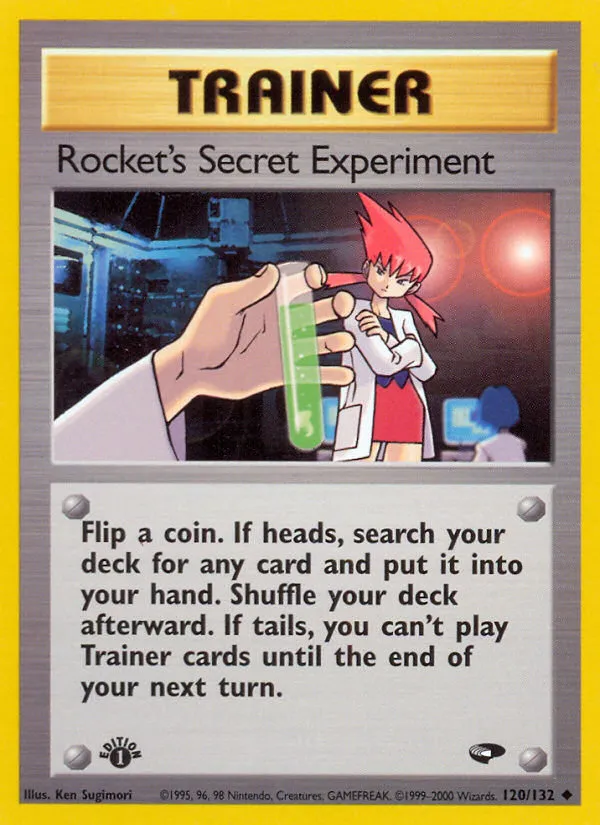 2000 Gym Challenge Rocket's Secret Experiment #120/132 Uncommon card image