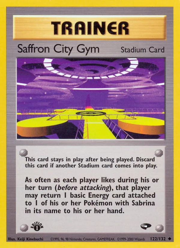 2000 Gym Challenge Saffron City Gym #122/132 Uncommon card image