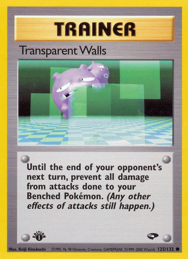 2000 Gym Challenge Transparent Walls #125/132 Common card image