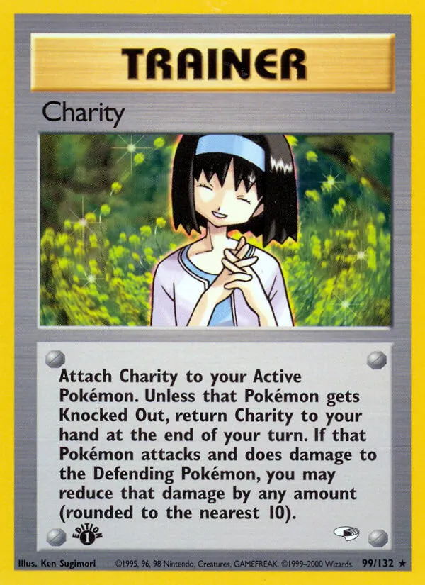 2000 Gym Heroes Charity Rare #099/132 Rare card image