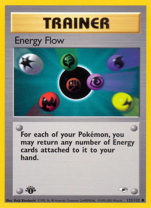2000 Gym Heroes Energy Flow Common #122/132 Common card image
