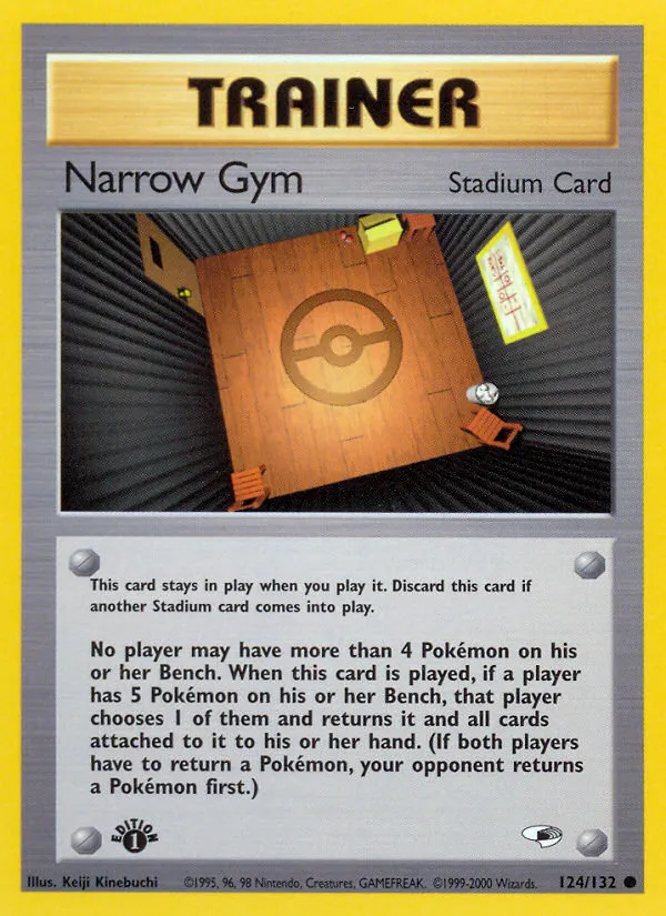 2000 Gym Heroes Narrow Gym Common #124/132 Common card image