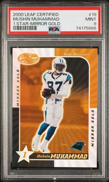 2000 Leaf Certified Mushin Muhammad #19 card image