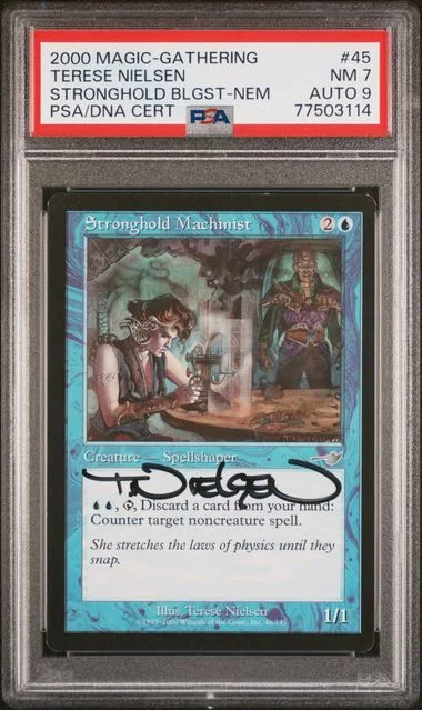 2000 Magic The Gathering Nemesis Stronghold Biologist #45 card image