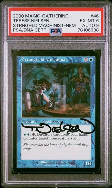 2000 Magic The Gathering Nemesis Stronghold Machinist #46 card image