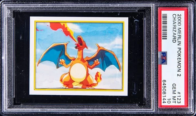 2000 Merlin Pokemon 2 Charizard #123 card image