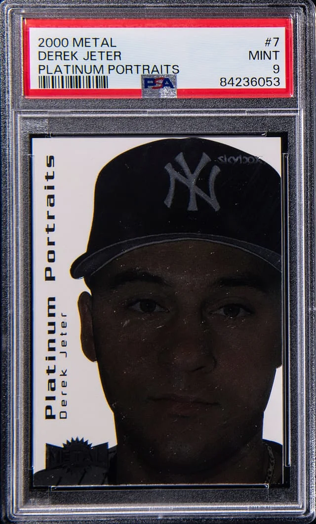 2000 Metal Platinum Portraits Derek Jeter #7 card image