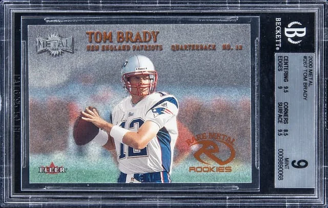 2000 Metal Tom Brady #267 card image
