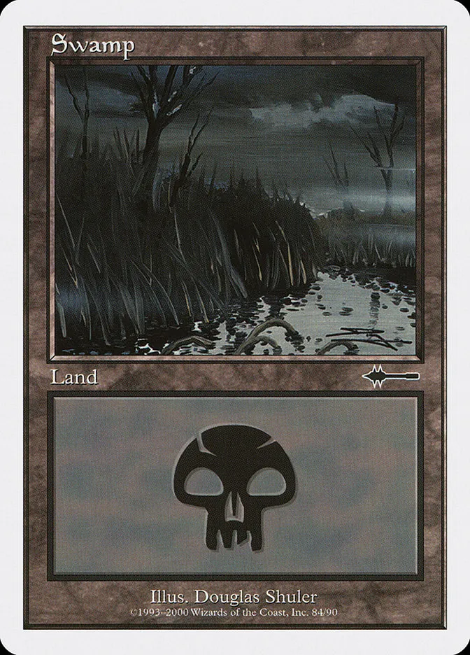 2000 Beatdown Box Set Swamp common #84 common card image