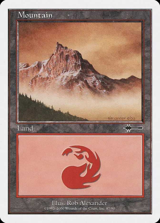 2000 Beatdown Box Set Mountain common #87 common card image