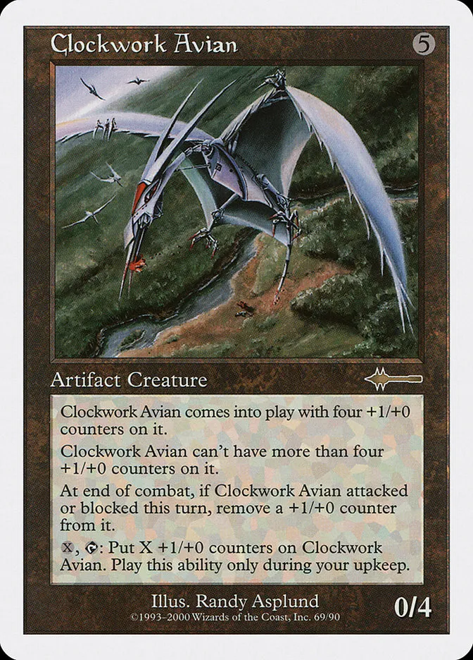 2000 Beatdown Box Set Clockwork Avian rare #69 rare card image