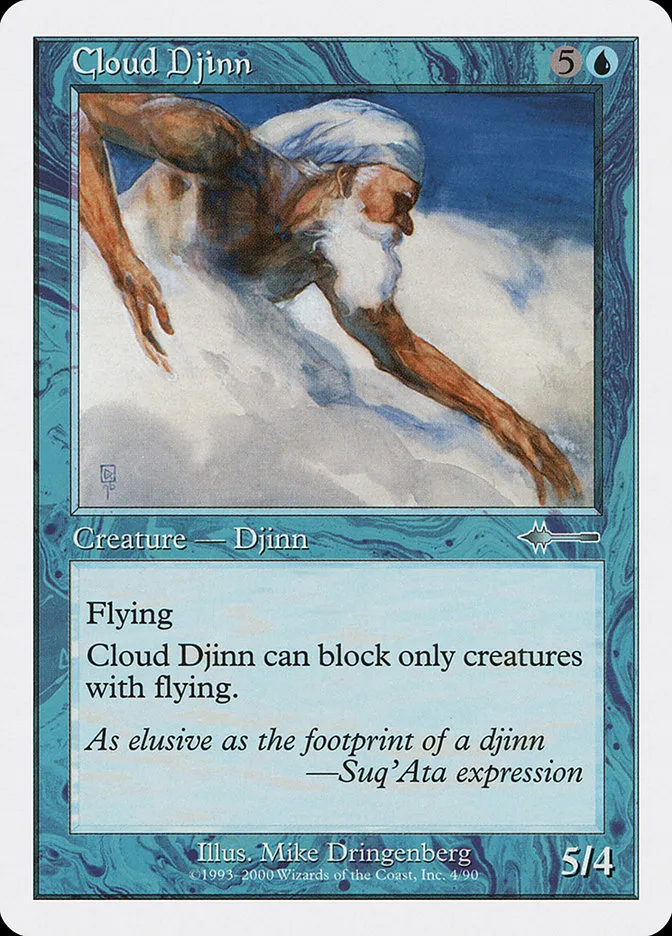 2000 Beatdown Box Set Cloud Djinn uncommon #4 uncommon card image