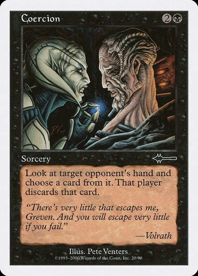 2000 Beatdown Box Set Coercion #20 common card image
