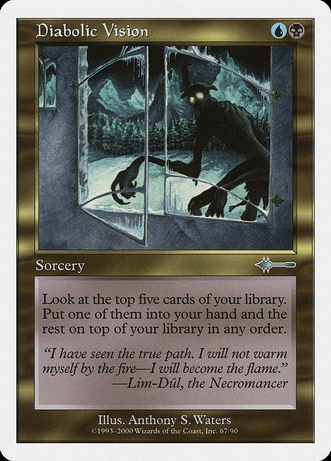 2000 Beatdown Box Set Diabolic Vision #67 uncommon card image
