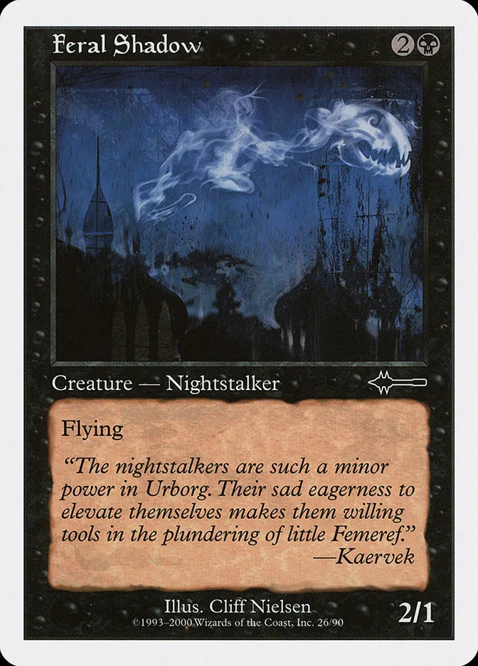 2000 Beatdown Box Set Feral Shadow common #26 common card image