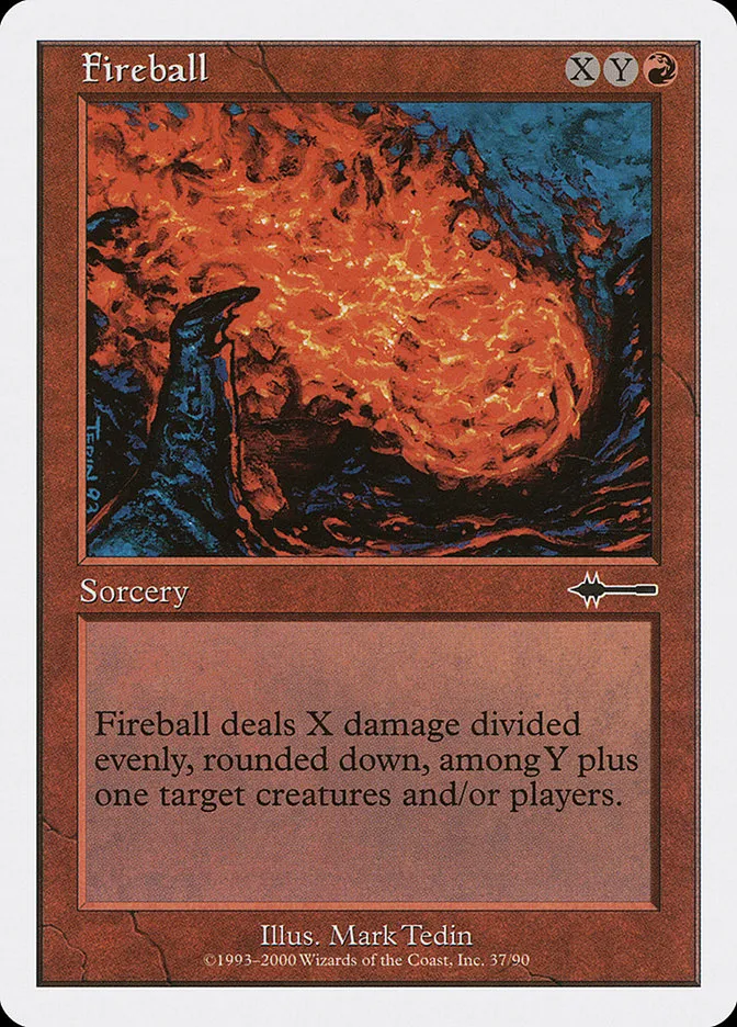 2000 Beatdown Box Set Fireball common #37 common card image