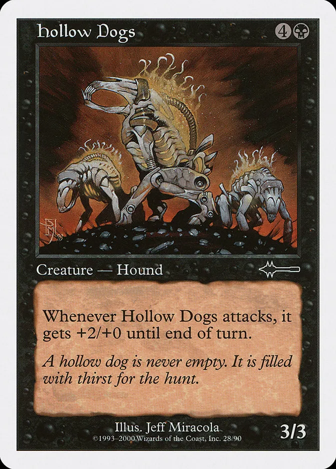 2000 Beatdown Box Set Hollow Dogs common #28 common card image