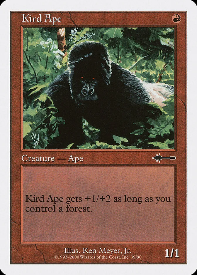 2000 Beatdown Box Set Kird Ape common #39 common card image
