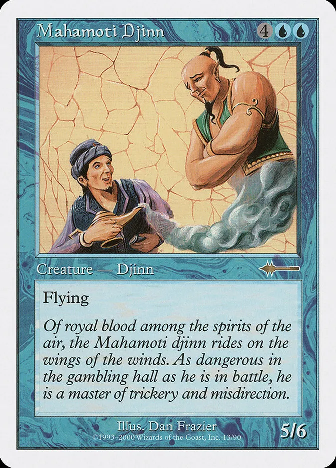 2000 Beatdown Box Set Mahamoti Djinn rare #13 rare card image