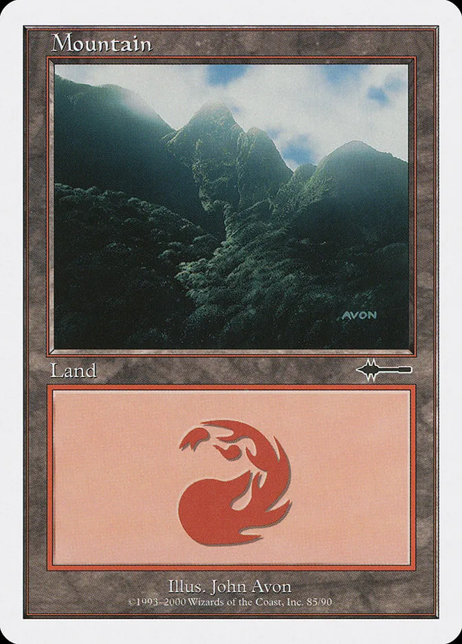 2000 Beatdown Box Set Mountain common #85 common card image
