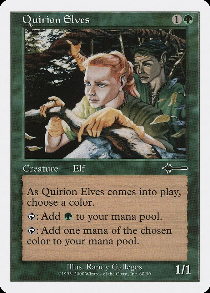 2000 Beatdown Box Set Quirion Elves common #60 common card image