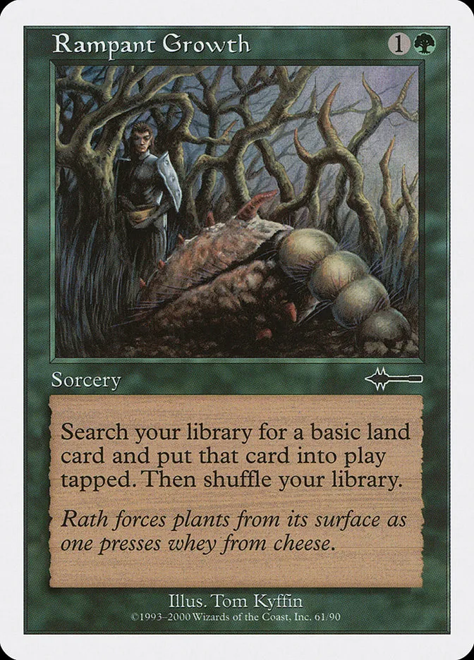 2000 Beatdown Box Set Rampant Growth common #61 common card image
