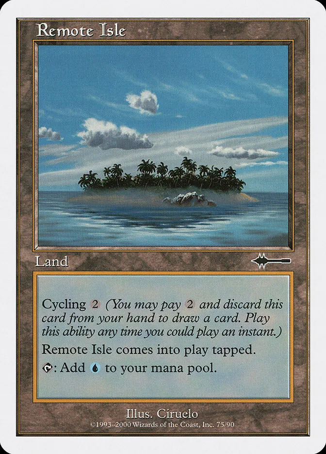 2000 Beatdown Box Set Remote Isle common #75 common card image