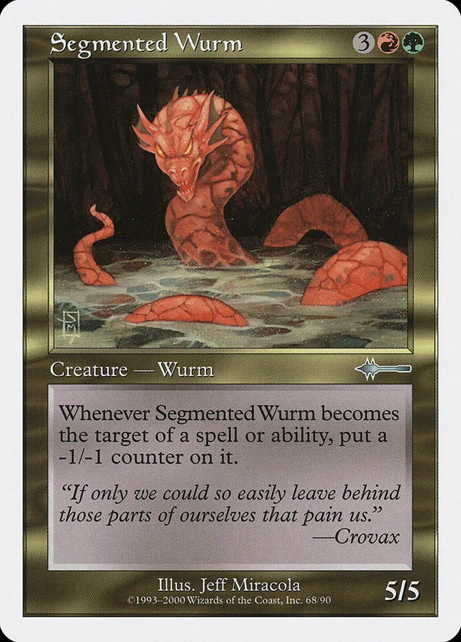 2000 Beatdown Box Set Segmented Wurm uncommon #68 uncommon card image
