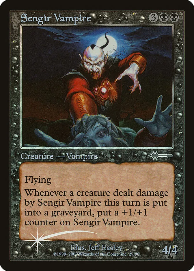 2000 Beatdown Box Set Sengir Vampire uncommon #29 uncommon card image