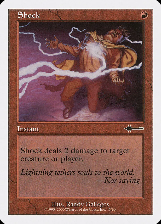 2000 Beatdown Box Set Shock common #45 common card image