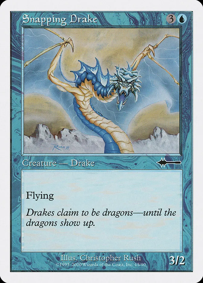 2000 Beatdown Box Set Snapping Drake common #15 common card image