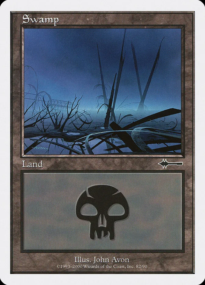 2000 Beatdown Box Set Swamp common #82 common card image