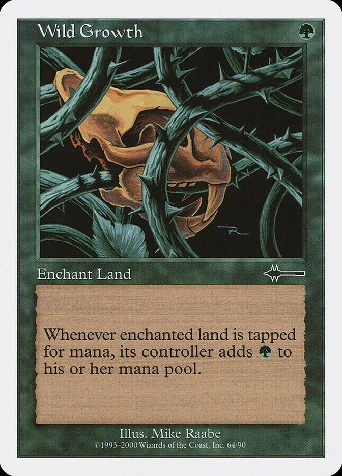 2000 Beatdown Box Set Wild Growth #64 common card image