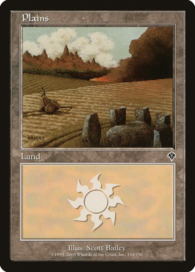 2000 Invasion Plains [Foil] common #334 common card image