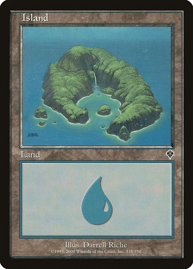 2000 Invasion Island common #338 common card image