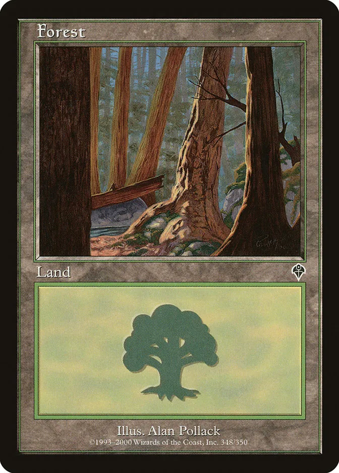 2000 Invasion Forest [Foil] common #348 common card image