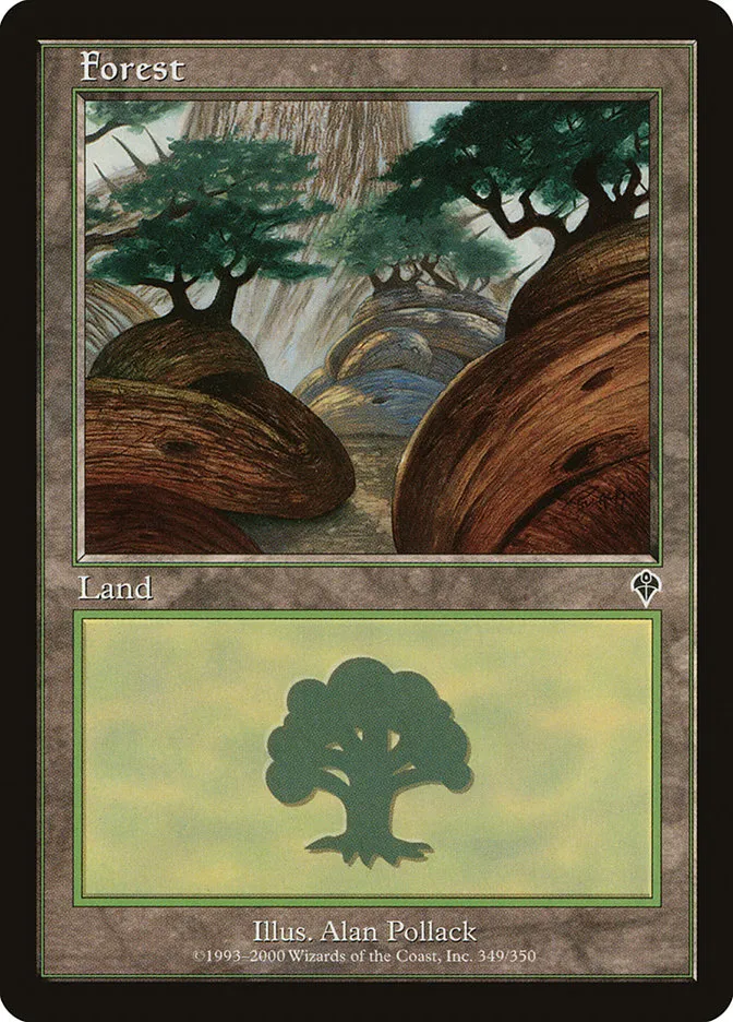 2000 Invasion Forest common #349 common card image