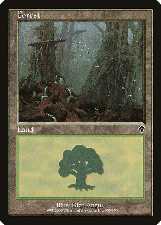 2000 Invasion Forest [Foil] common #350 common card image