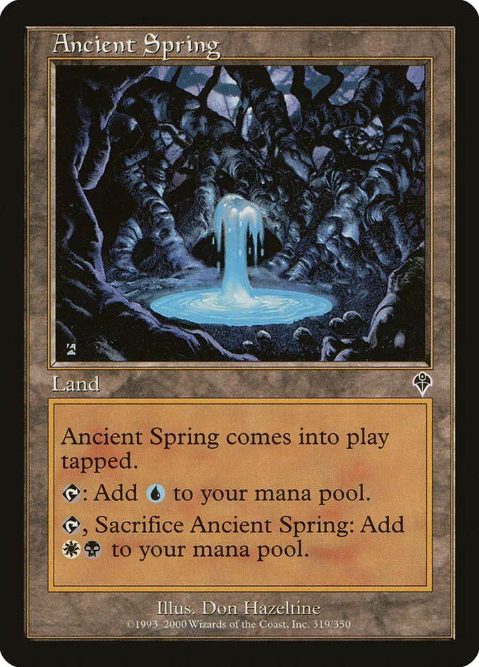2000 Invasion Ancient Spring common #319 common card image