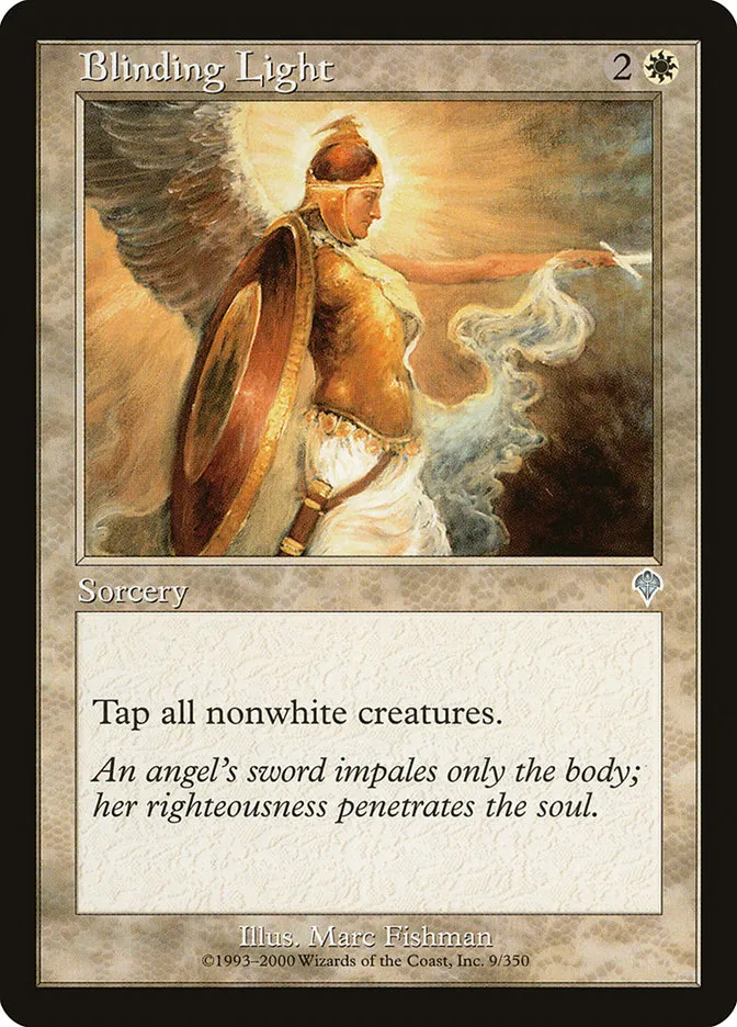 2000 Invasion Blinding Light uncommon #9 uncommon card image