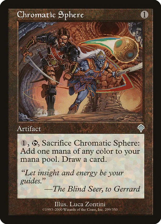 2000 Invasion Chromatic Sphere uncommon #299 uncommon card image