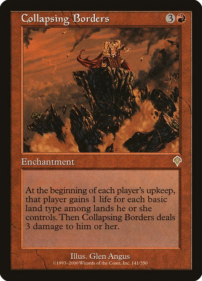 2000 Invasion Collapsing Borders rare #141 rare card image