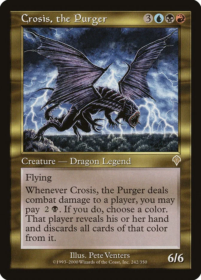 2000 Invasion Crosis, the Purger rare #242 rare card image