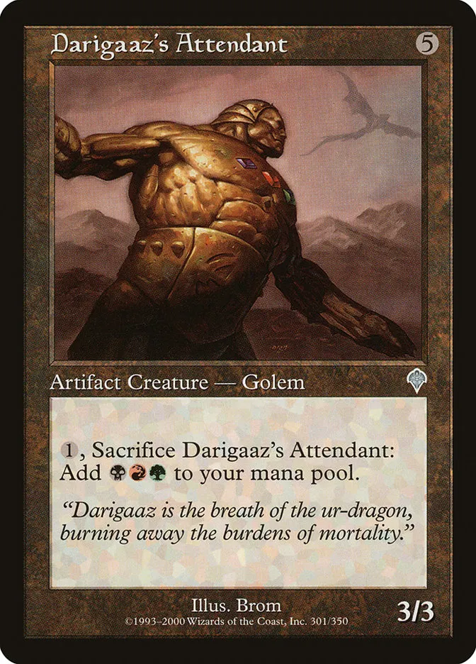 2000 Invasion Darigaaz's Attendant uncommon #301 uncommon card image