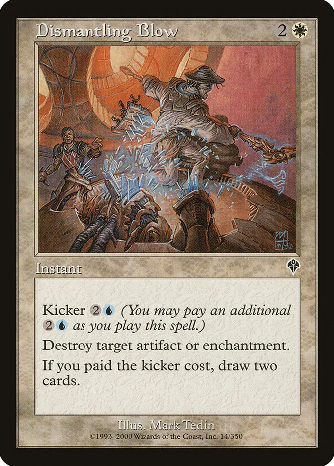 2000 Invasion Dismantling Blow common #14 common card image