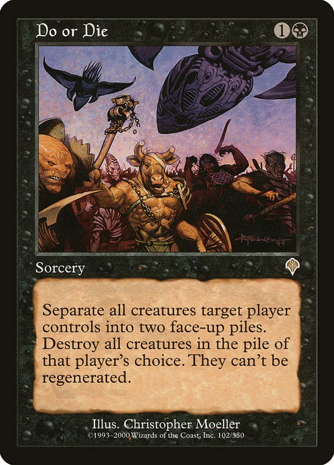 2000 Invasion Do or Die rare #102 rare card image