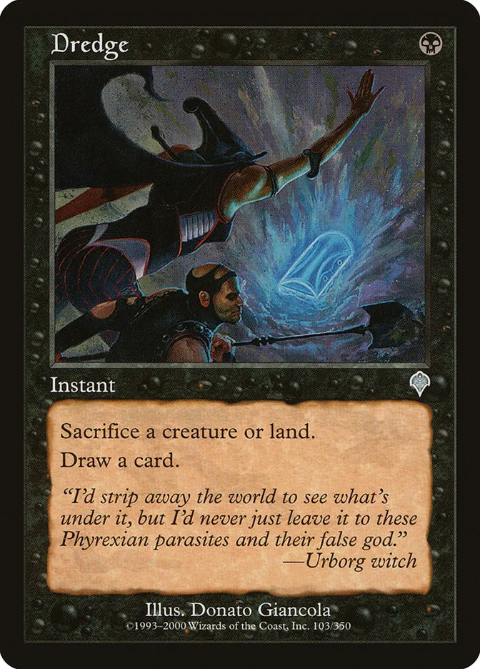 2000 Invasion Dredge uncommon #103 uncommon card image